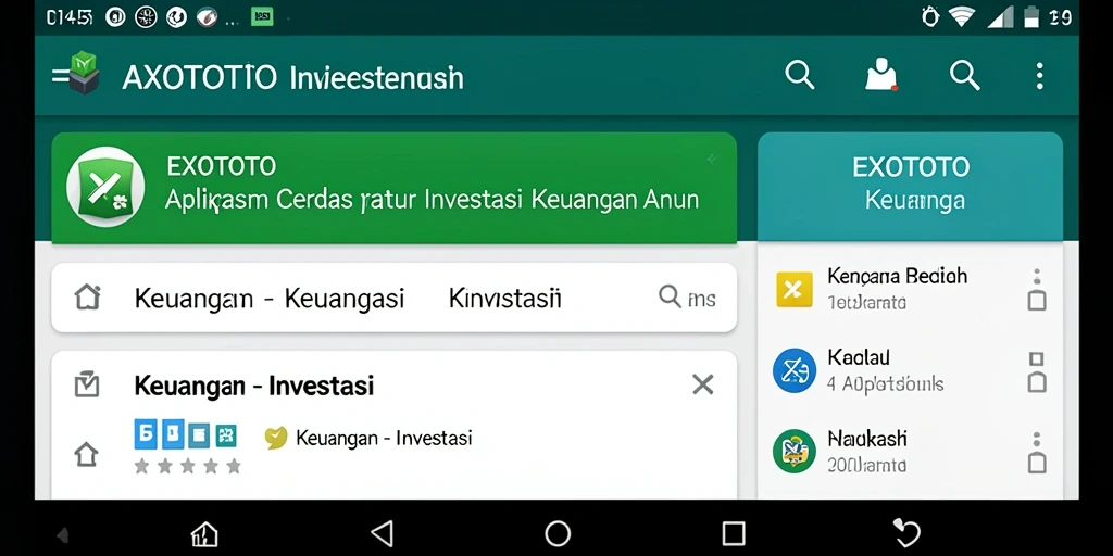 Tampilan antarmuka EXOTOTO yang modern dan ramah pengguna.