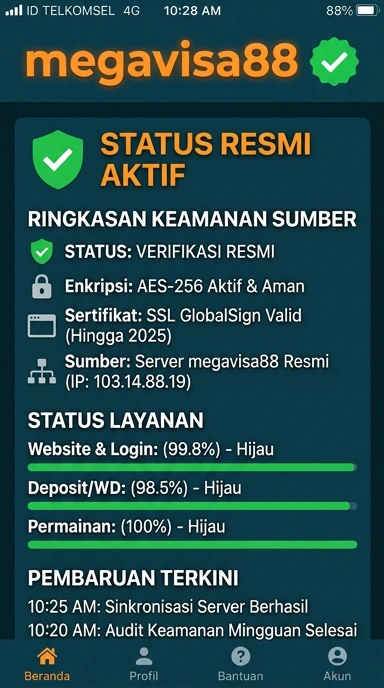 Kanal Resmi Megavisa88 untuk Pengguna Android Indonesia
